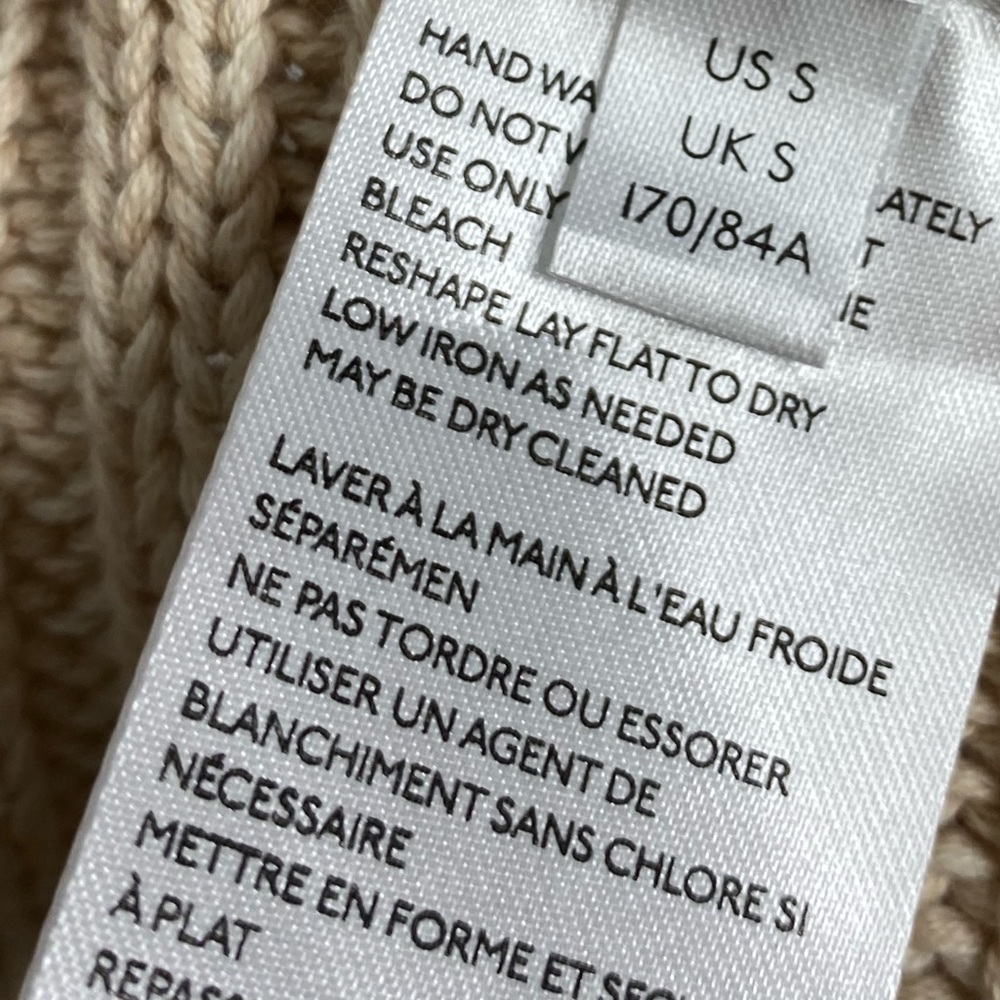 Urban Outfitters Open Front Knit Sweater Beige - Picture 6 of 9